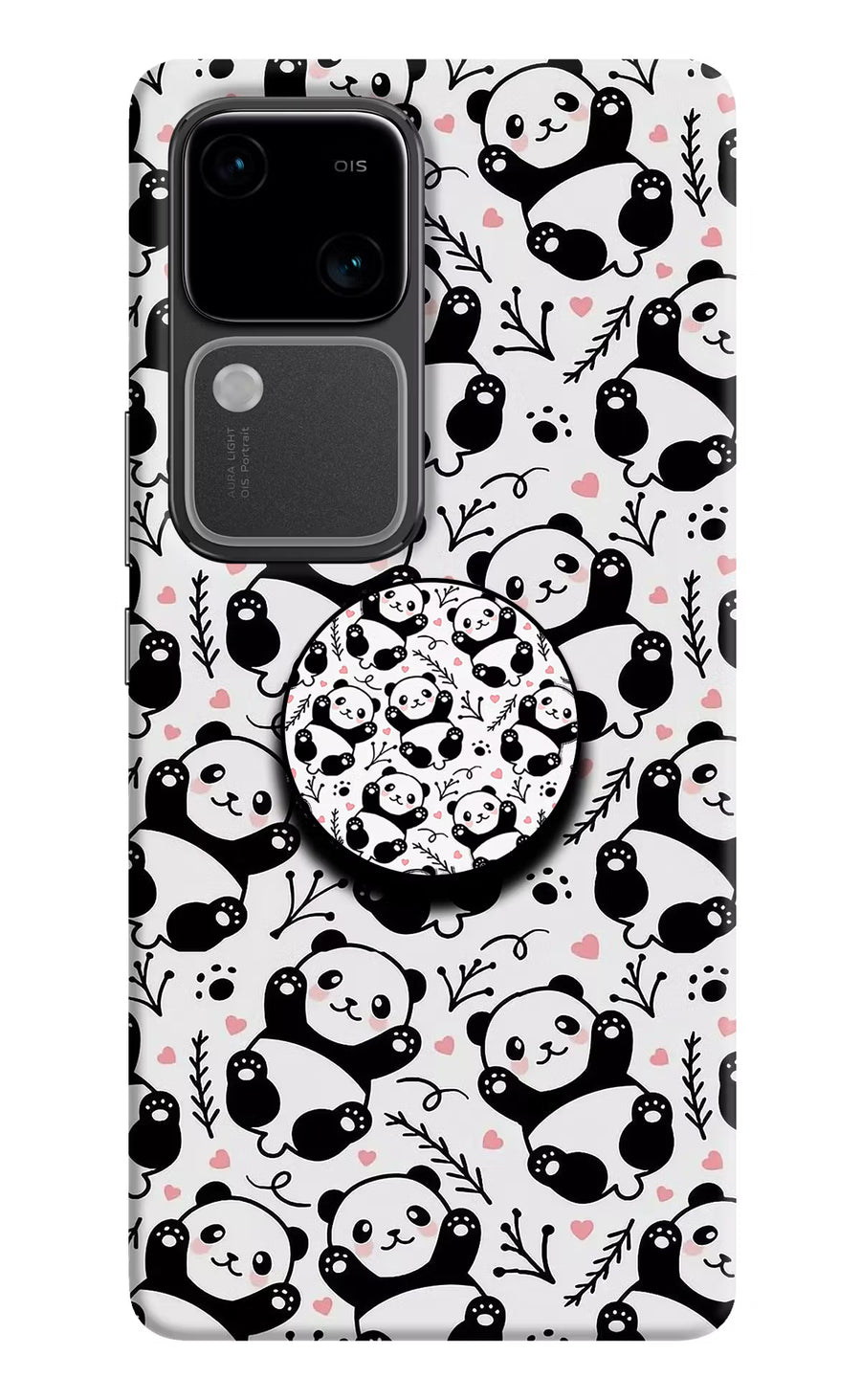 Cute Panda Vivo V30 5G Pop Case, Hard case