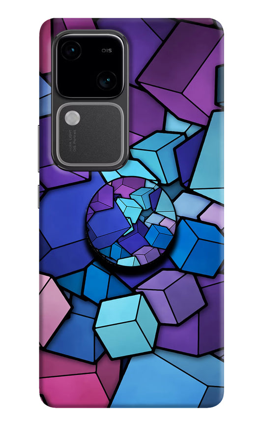 Cubic Abstract Vivo V30 5G Pop Case by Casekaro