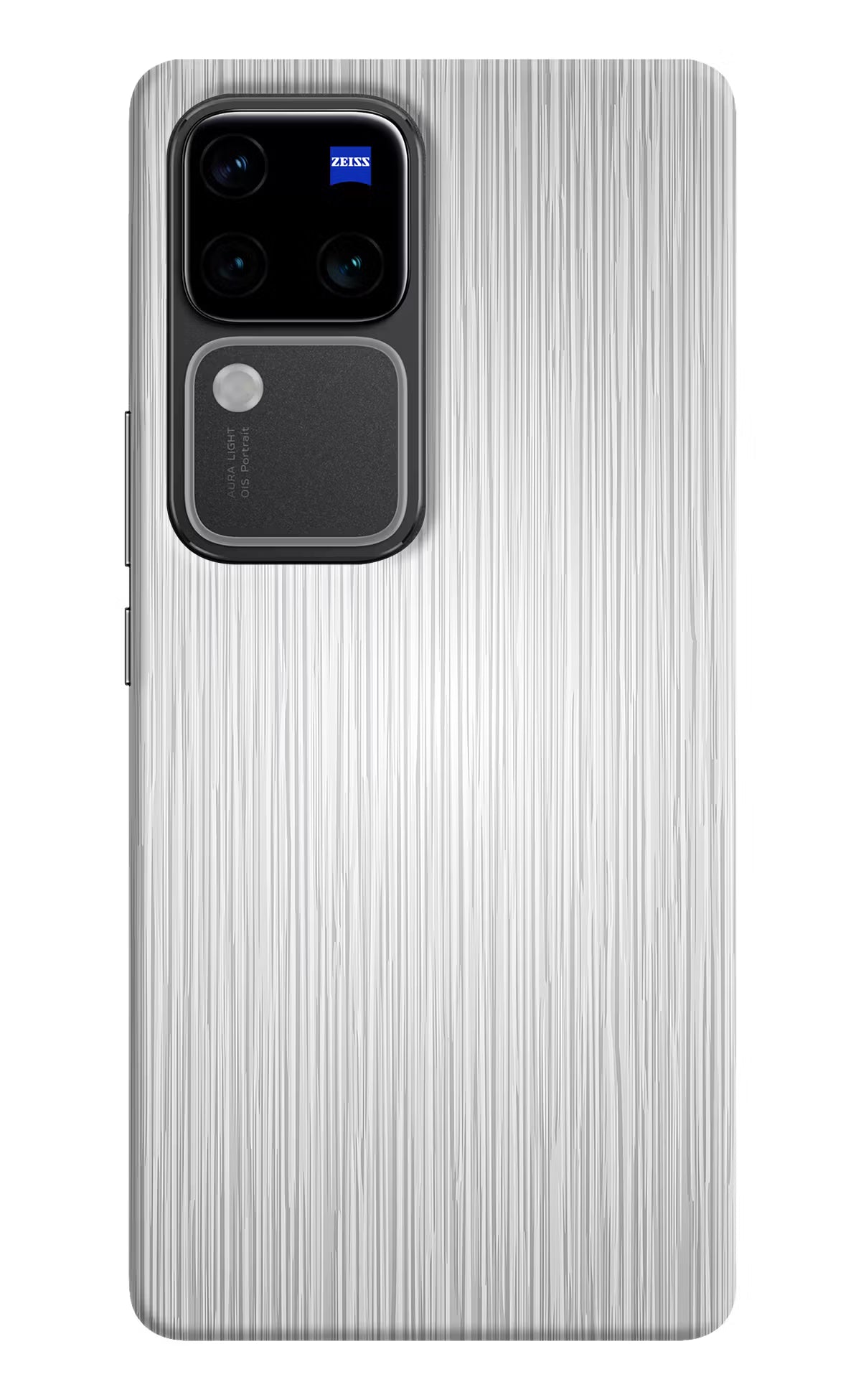 Wooden Grey Texture Vivo V30 Pro 5G Hard Case Back Cover by Casekaro