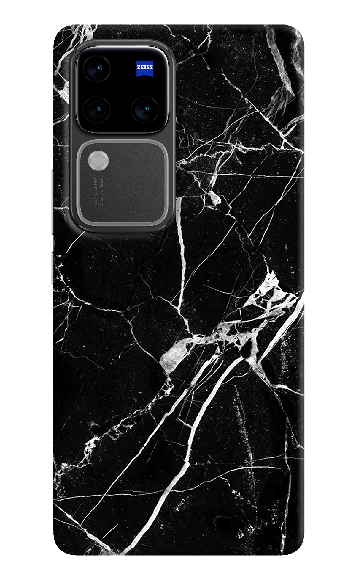 Black Marble Pattern Vivo V30 Pro 5G Back Cover