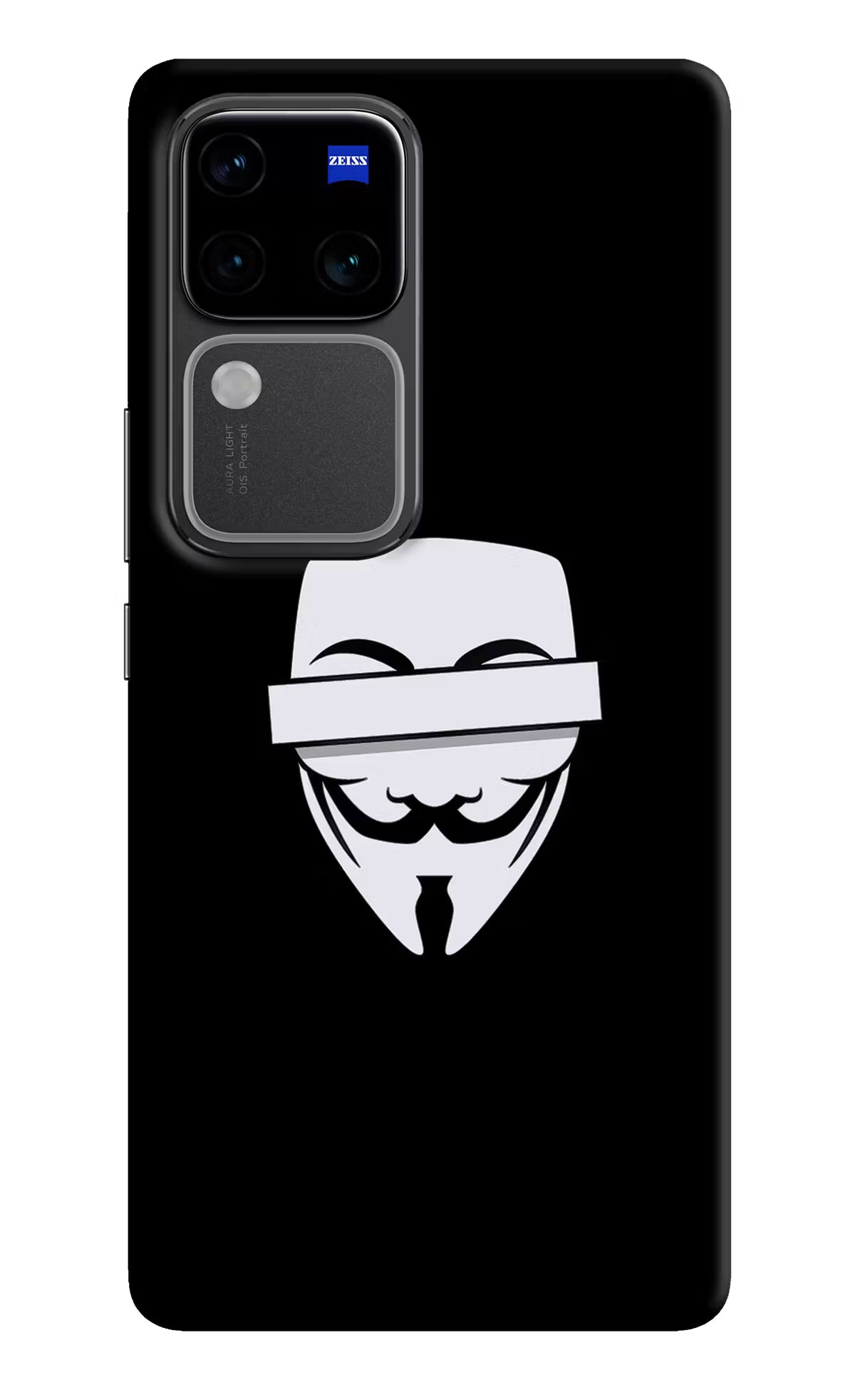 Anonymous Face Vivo V30 Pro 5G Hard Case Back Cover by Casekaro