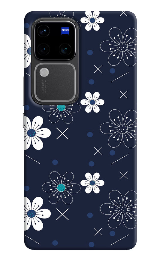 Flowers Vivo V30 Pro 5G Hard Case Back Cover by Casekaro