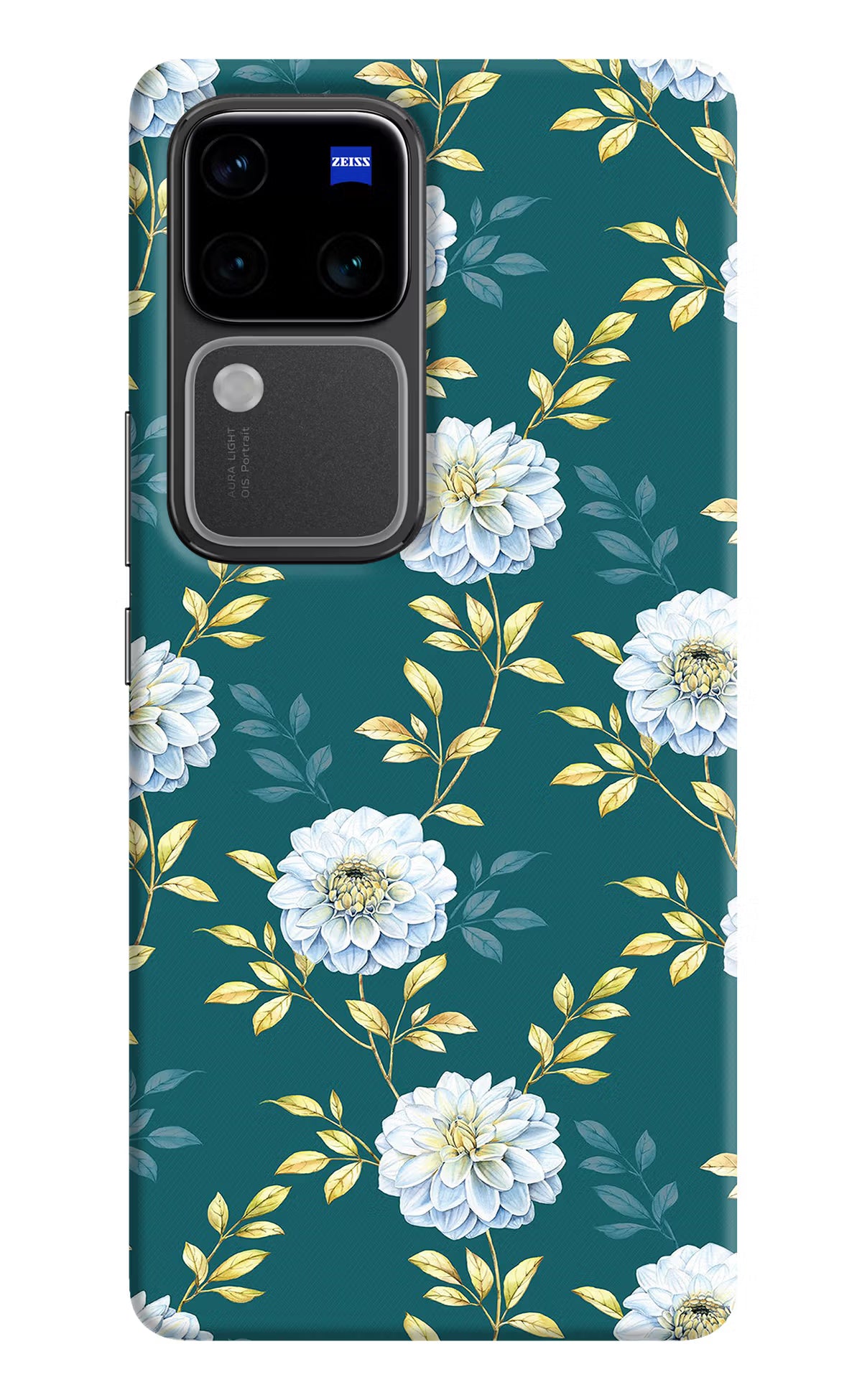 Flowers Vivo V30 Pro 5G Hard Case Back Cover by Casekaro