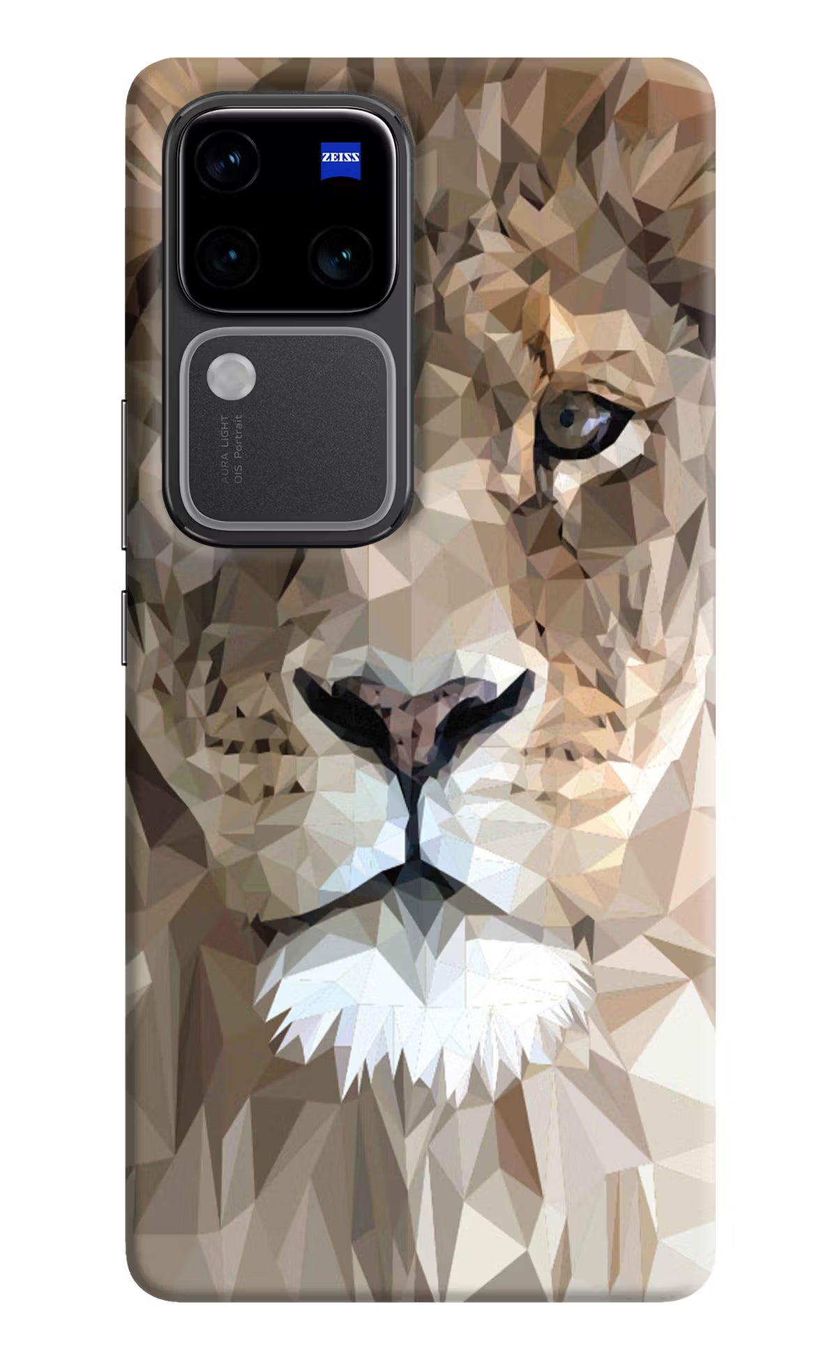 Lion Art Vivo V30 Pro 5G Hard Case Back Cover by Casekaro