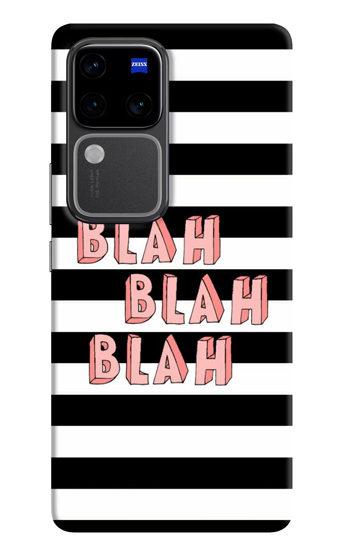 Blah Blah Blah Vivo V30 Pro 5G Hard Case Back Cover by Casekaro