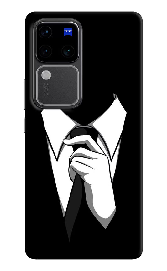 Black Tie Vivo V30 Pro 5G Hard Case Back Cover by Casekaro