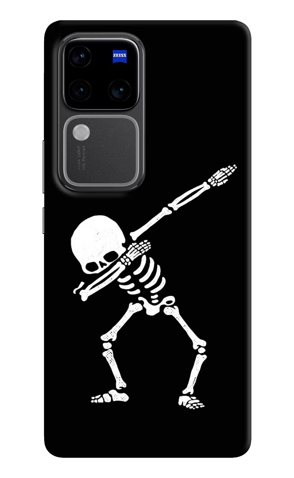 Dabbing Skeleton Art Vivo V30 Pro 5G Hard Case Back Cover by Casekaro