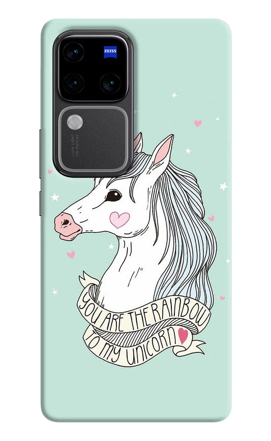 Unicorn Wallpaper Vivo V30 Pro 5G Hard Case Back Cover by Casekaro