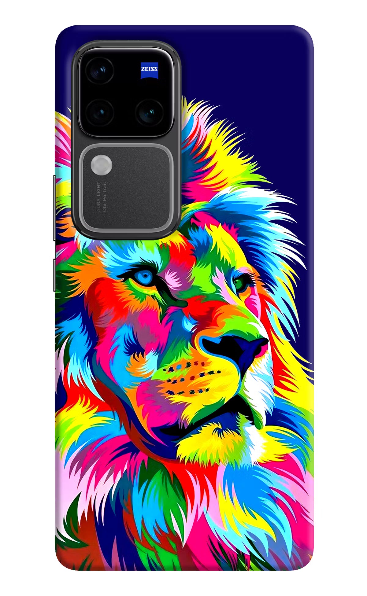 Vector Art Lion Vivo V30 Pro 5G Hard Case Back Cover by Casekaro