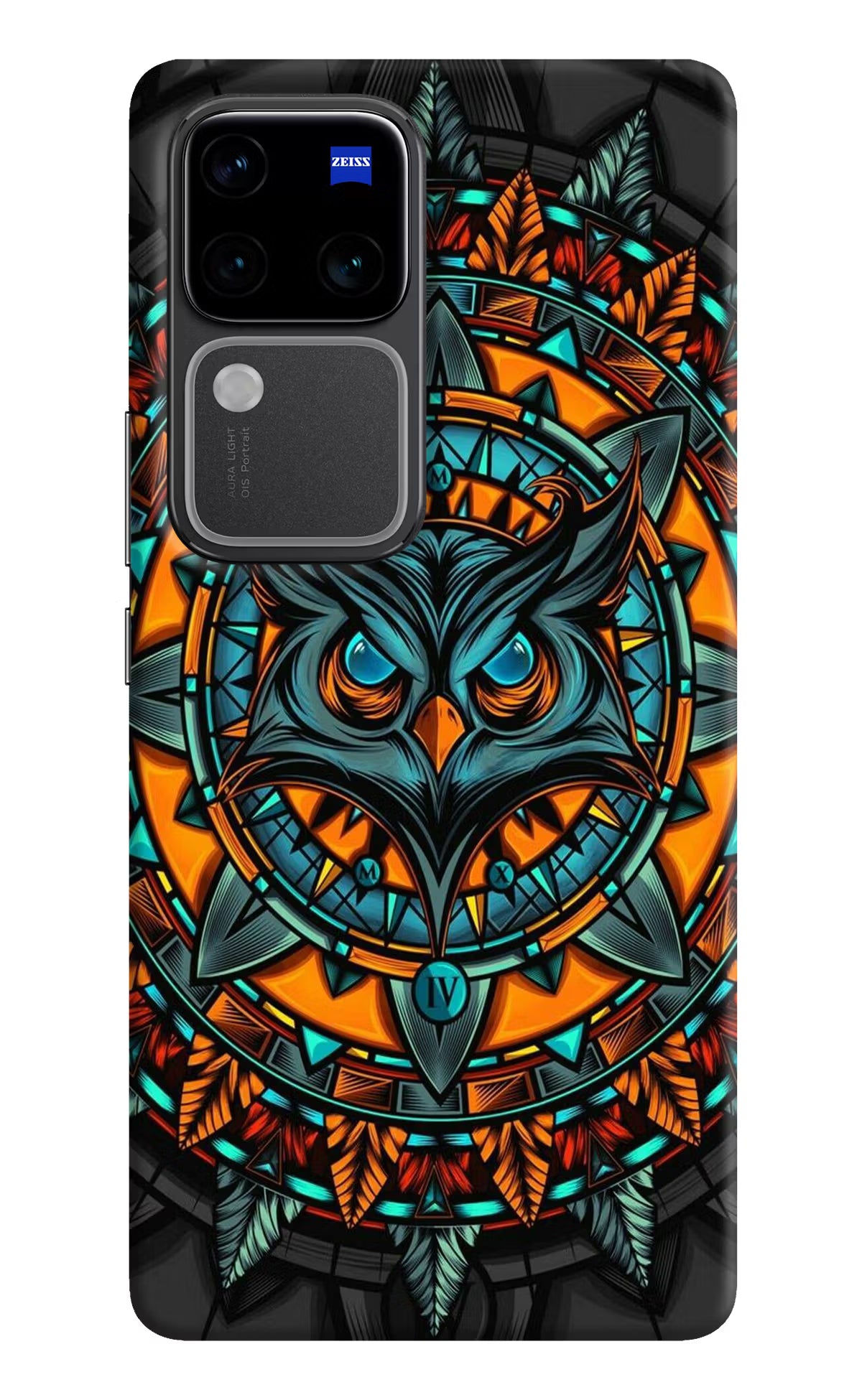 Angry Owl Art Vivo V30 Pro 5G Hard Case Back Cover by Casekaro