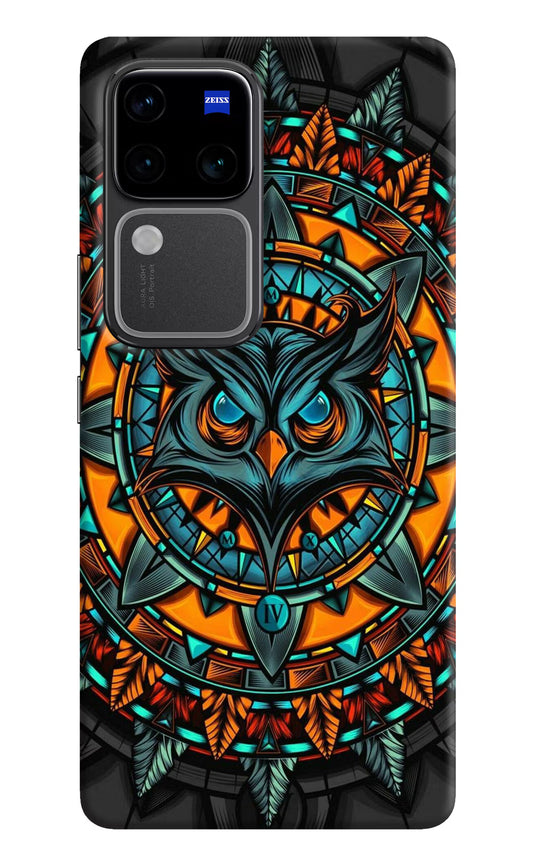 Angry Owl Art Vivo V30 Pro 5G Hard Case Back Cover by Casekaro