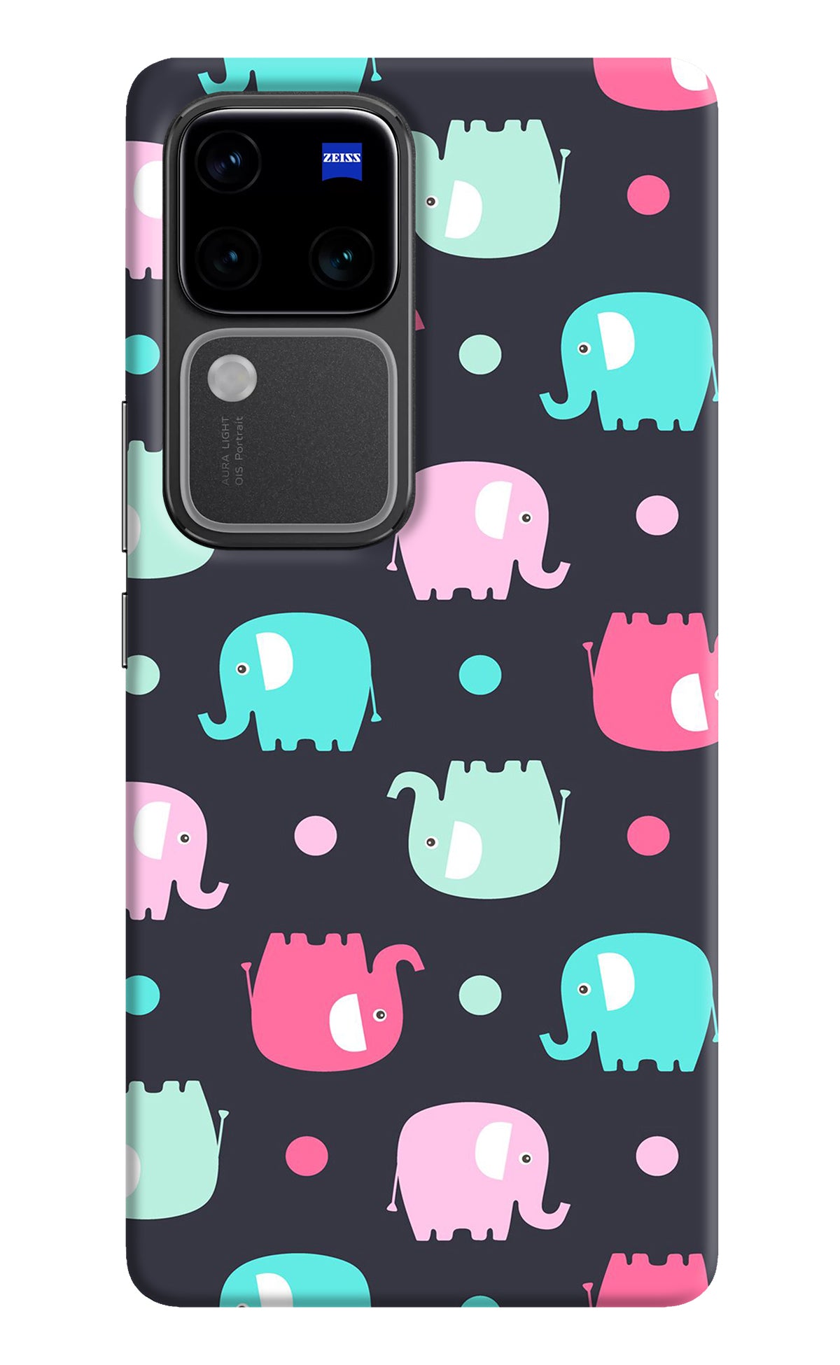 Elephants Vivo V30 Pro 5G Back Cover