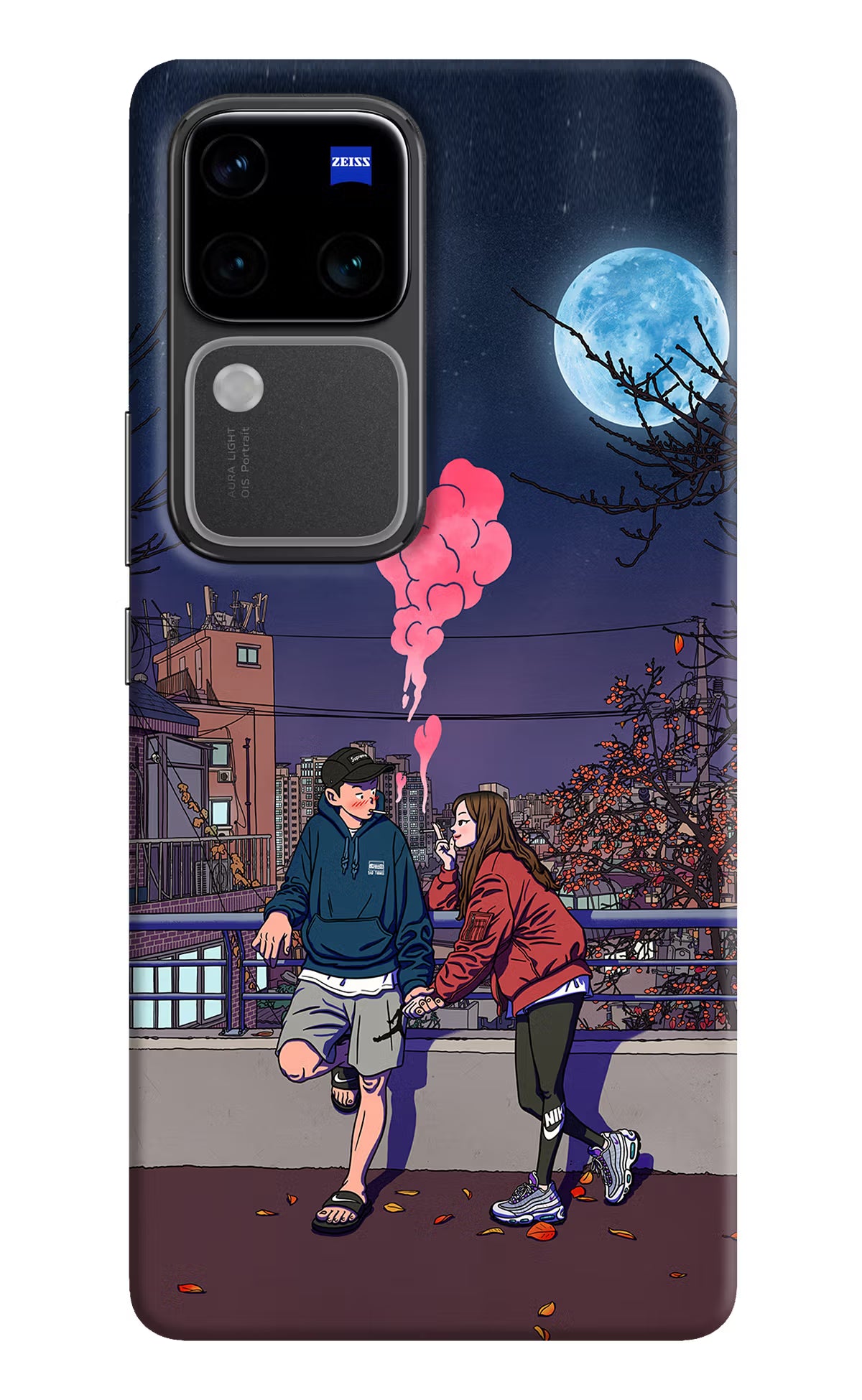 Chilling Couple Vivo V30 Pro 5G Hard Case Back Cover by Casekaro