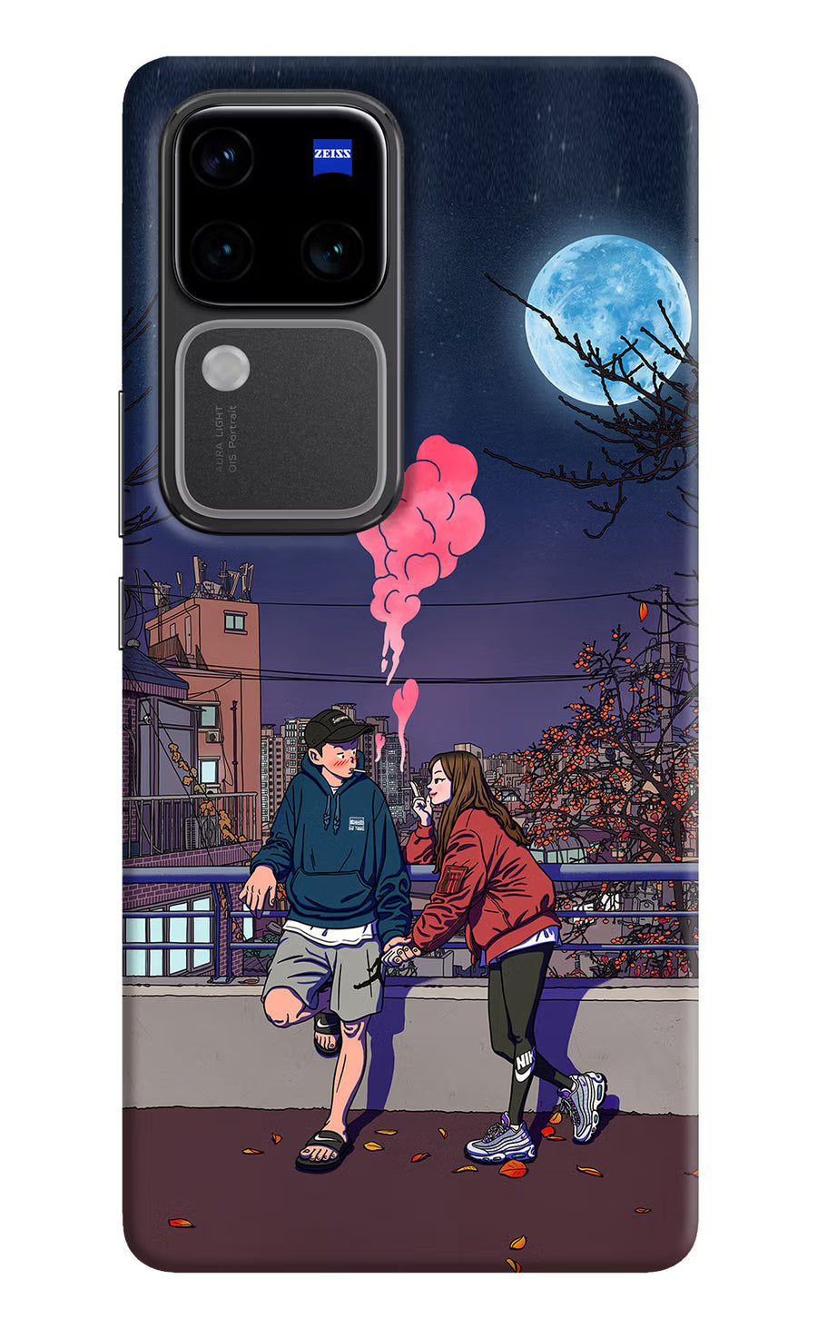 Chilling Couple Vivo V30 Pro 5G Back Cover, Hard case