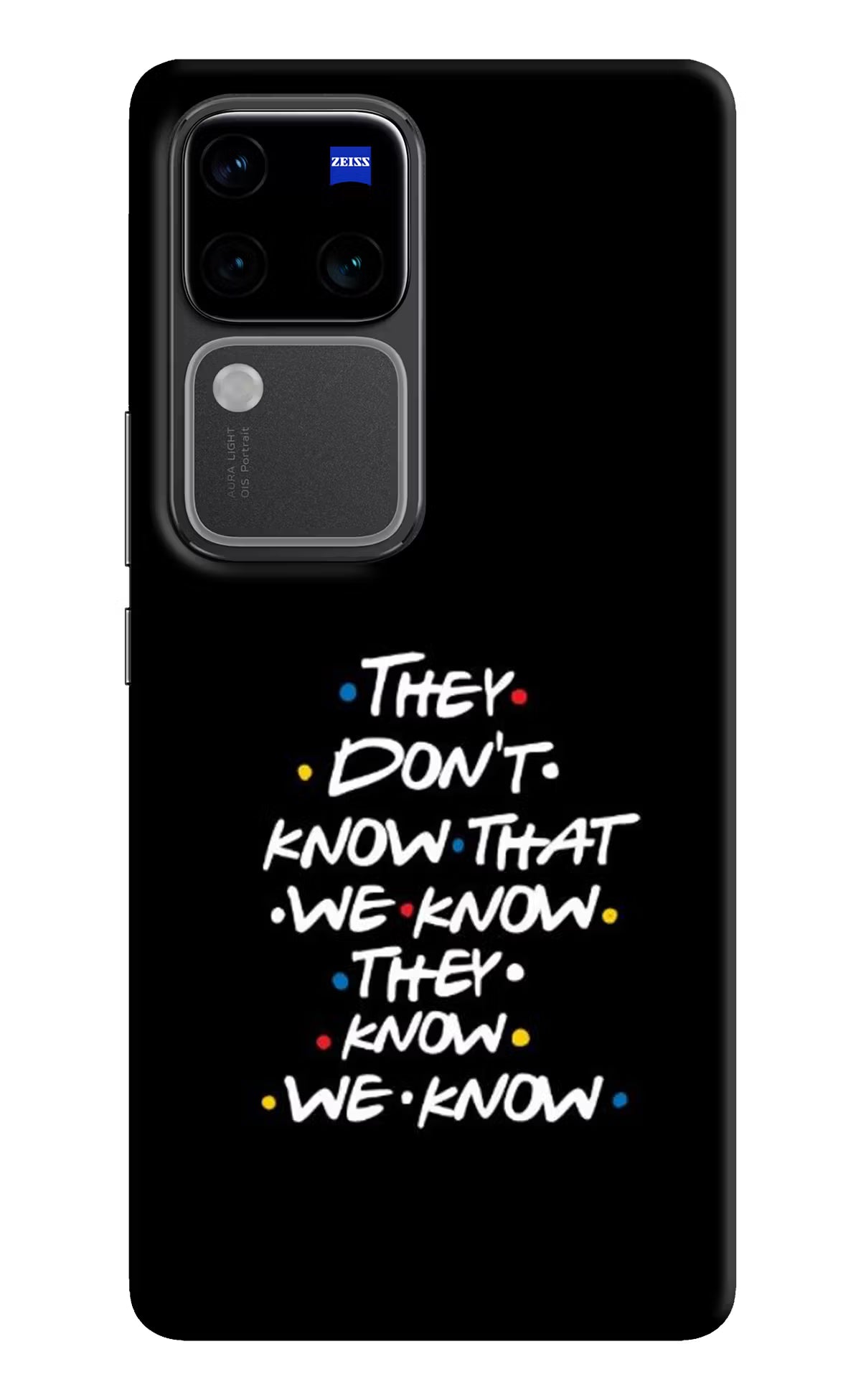 FRIENDS Dialogue Vivo V30 Pro 5G Hard Case Back Cover by Casekaro