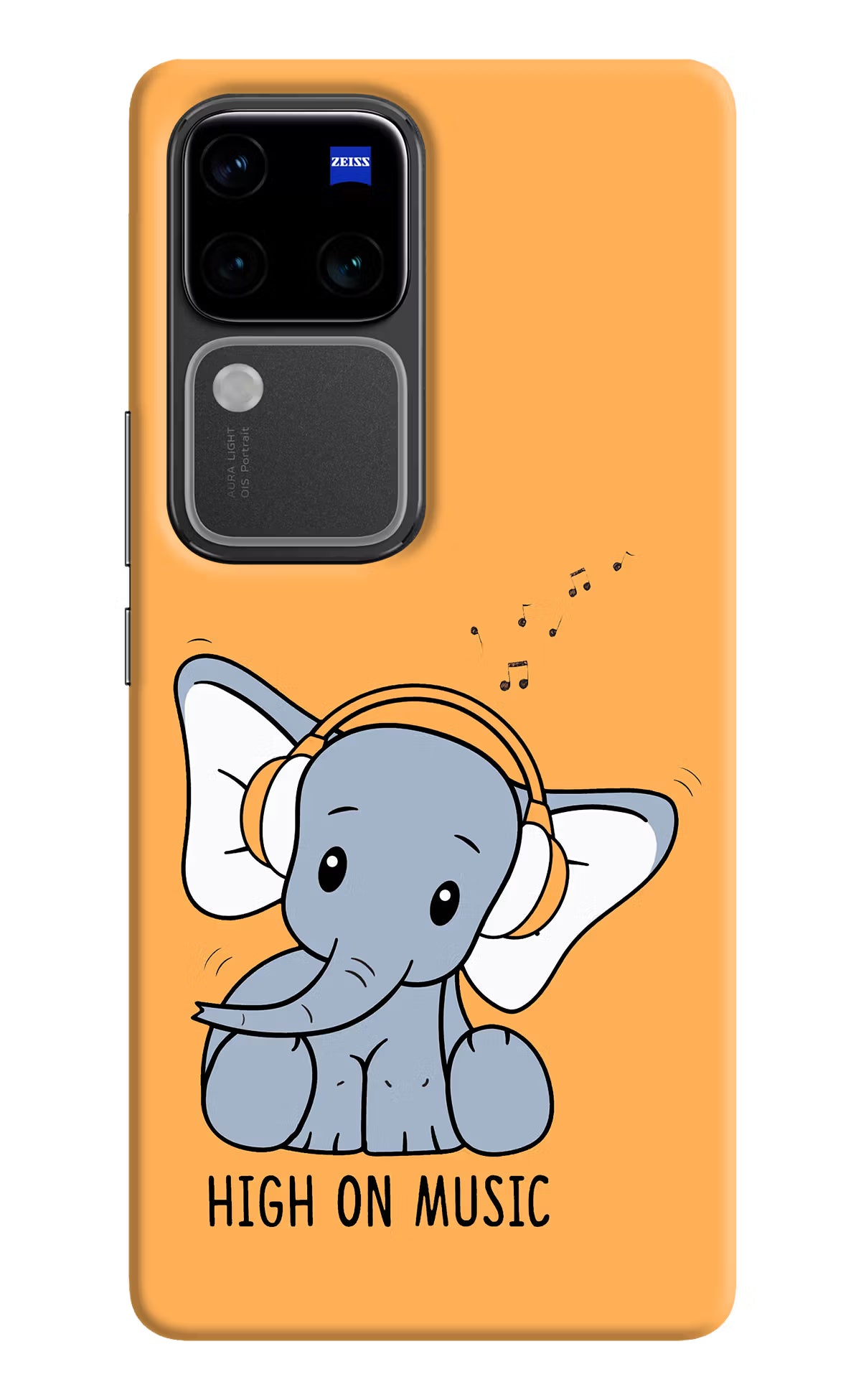 High On Music Vivo V30 Pro 5G Hard Case Back Cover by Casekaro