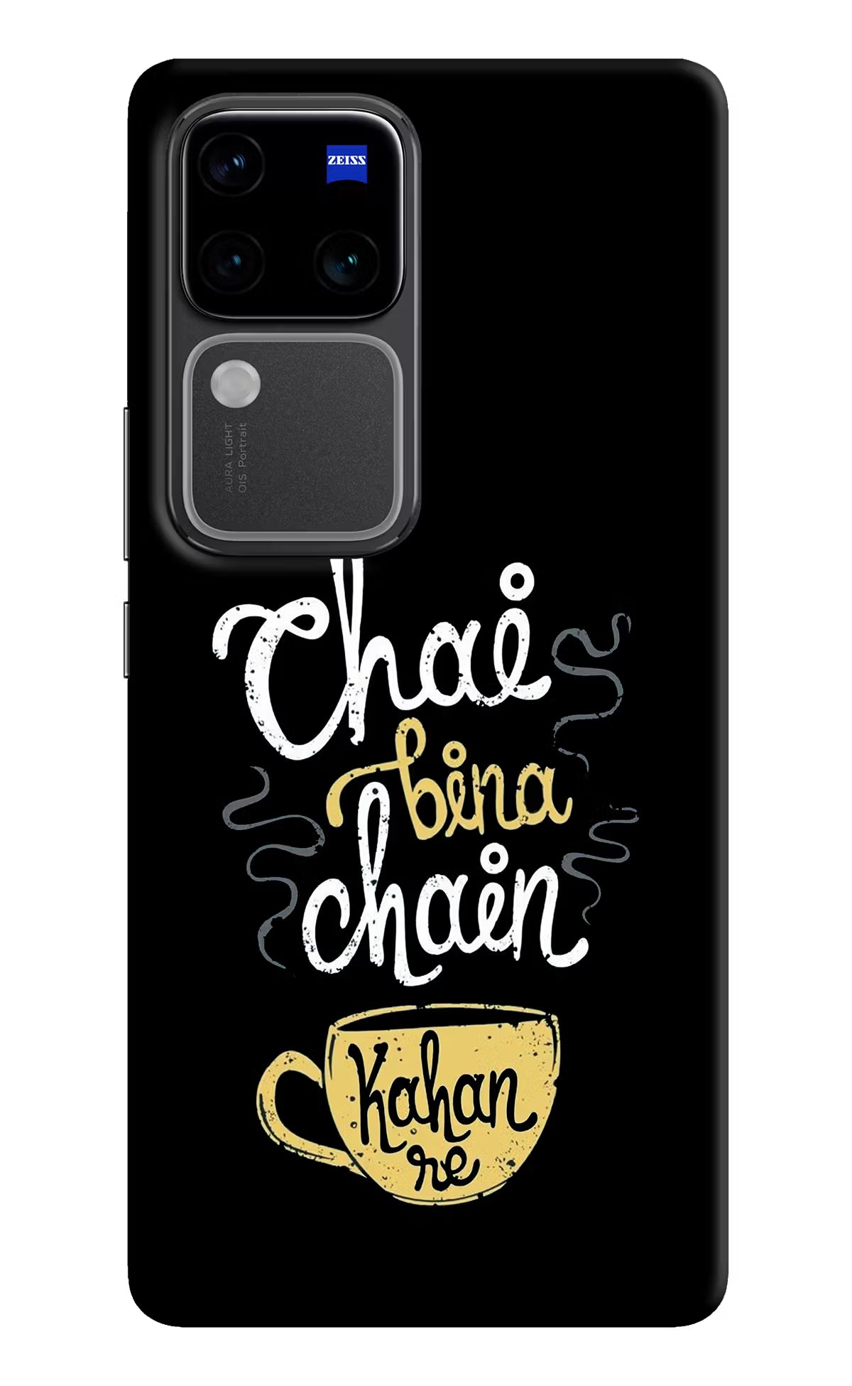 Chai Bina Chain Kaha Re Vivo V30 Pro 5G Hard Case Back Cover by Casekaro