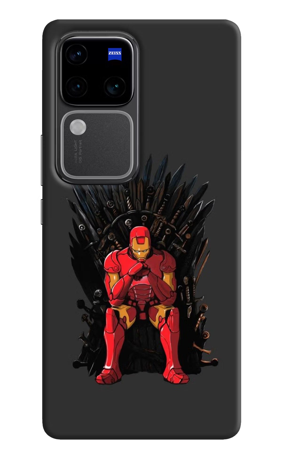 Ironman Throne Vivo V30 Pro 5G Hard Case Back Cover by Casekaro