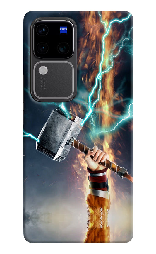 Thor Hammer Mjolnir Vivo V30 Pro 5G Hard Case Back Cover by Casekaro