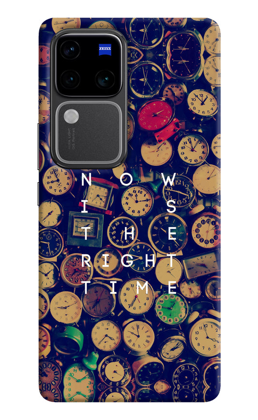 Now is the Right Time Quote Vivo V30 Pro 5G Back Cover