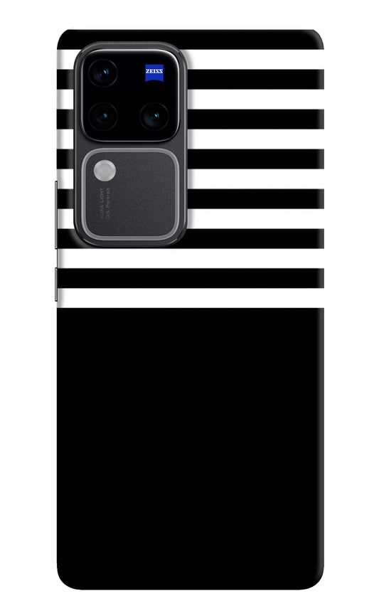 Black and White Print Vivo V30 Pro 5G Back Cover