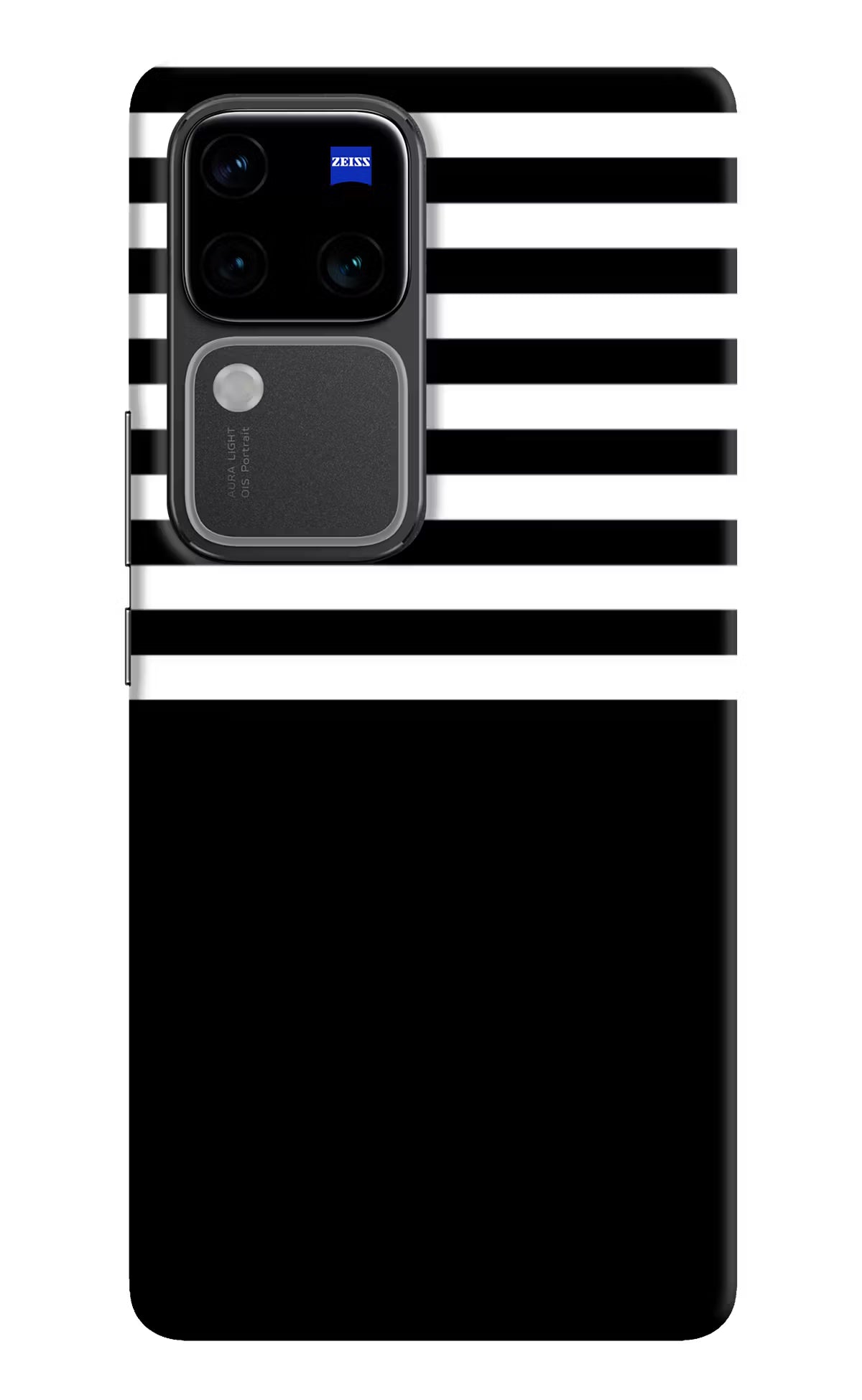 Black and White Print Vivo V30 Pro 5G Hard Case Back Cover by Casekaro
