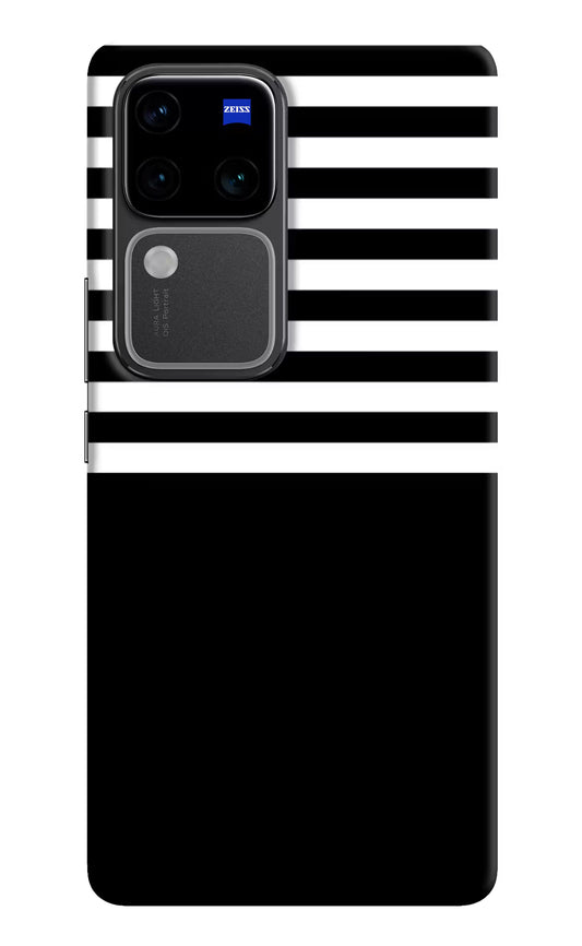 Black and White Print Vivo V30 Pro 5G Hard Case Back Cover by Casekaro