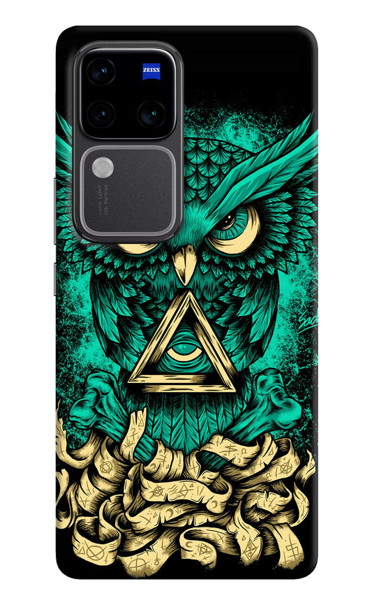Green Owl Vivo V30 Pro 5G Hard Case Back Cover by Casekaro