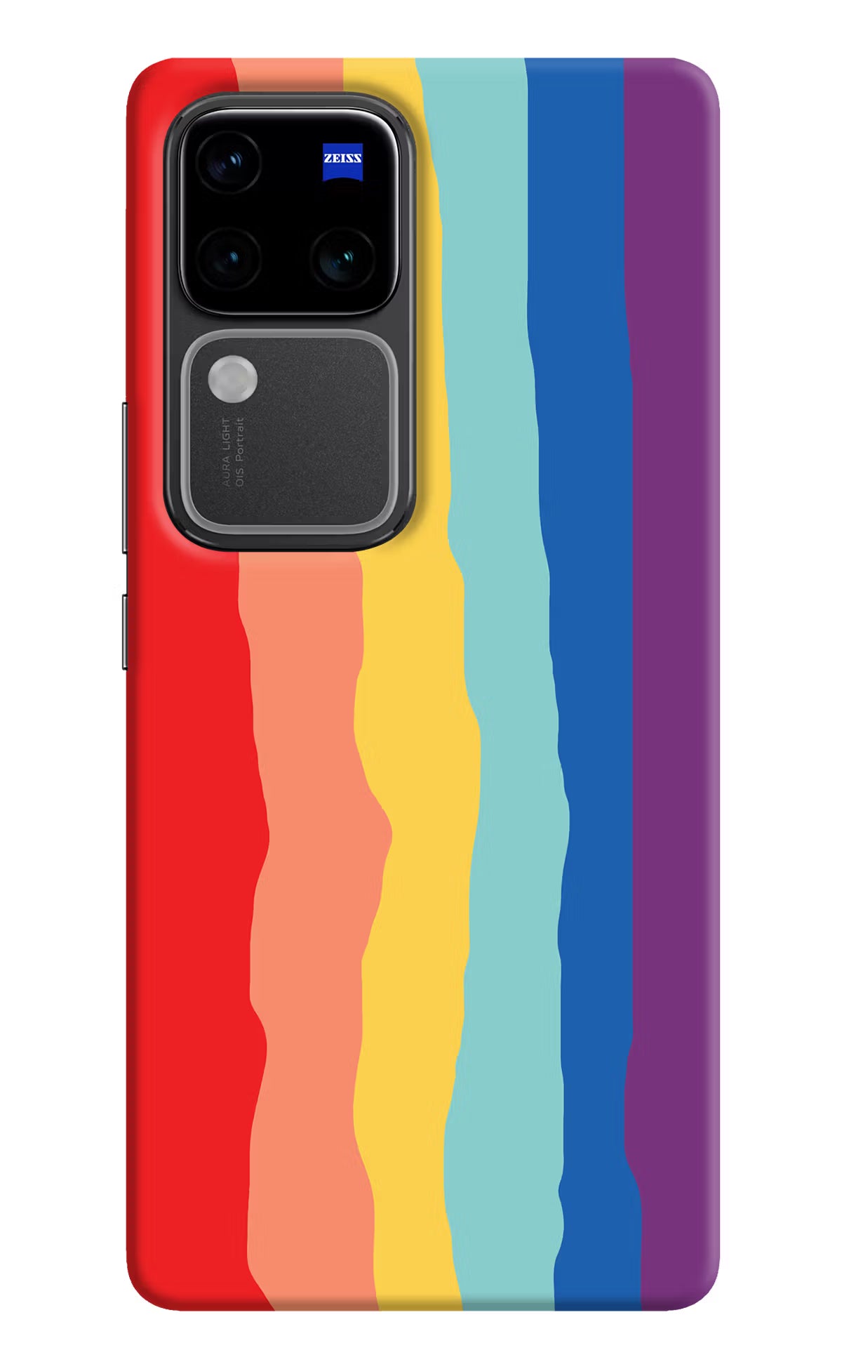 Rainbow Vivo V30 Pro 5G Hard Case Back Cover by Casekaro