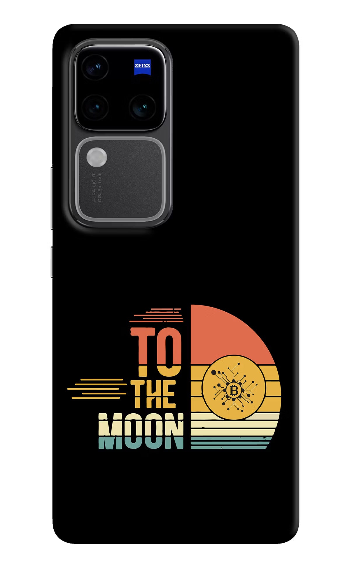 To the Moon Vivo V30 Pro 5G Hard Case Back Cover by Casekaro