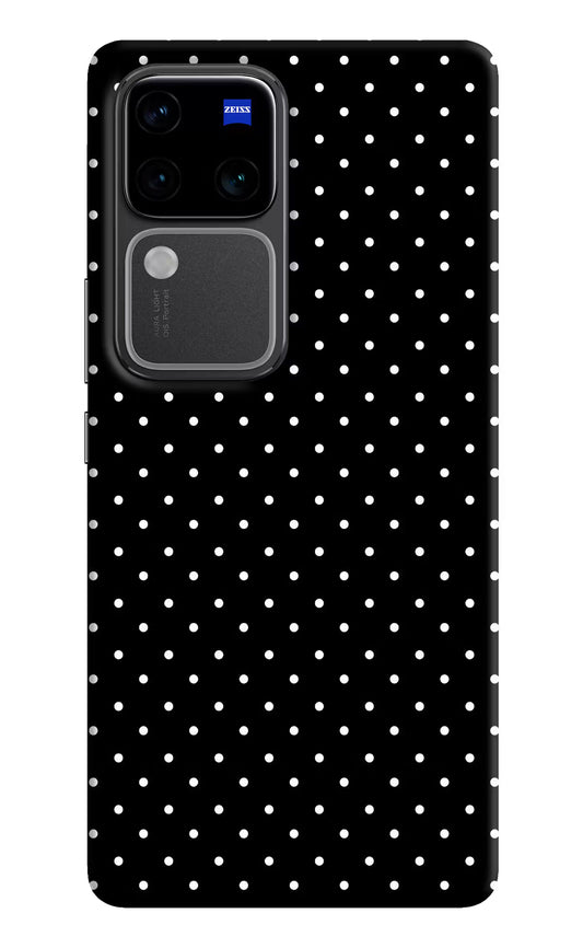 White Dots Vivo V30 Pro 5G Hard Case Back Cover by Casekaro