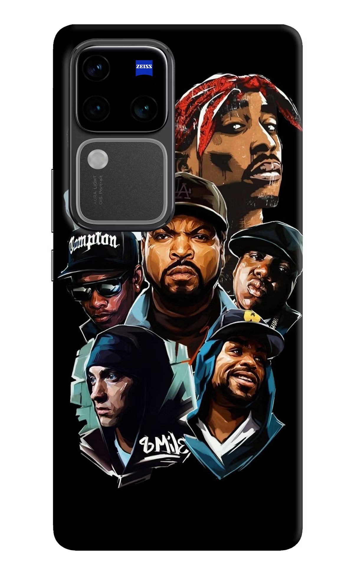 Rappers Vivo V30 Pro 5G Hard Case Back Cover by Casekaro
