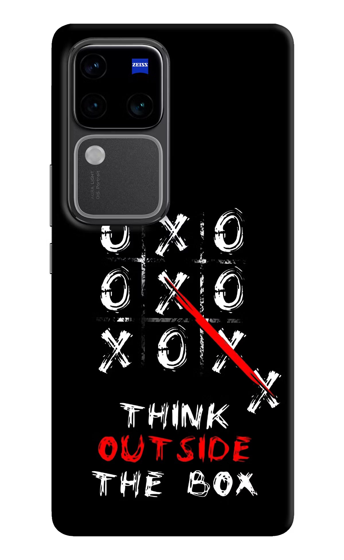 Think out of the BOX Vivo V30 Pro 5G Hard Case Back Cover by Casekaro