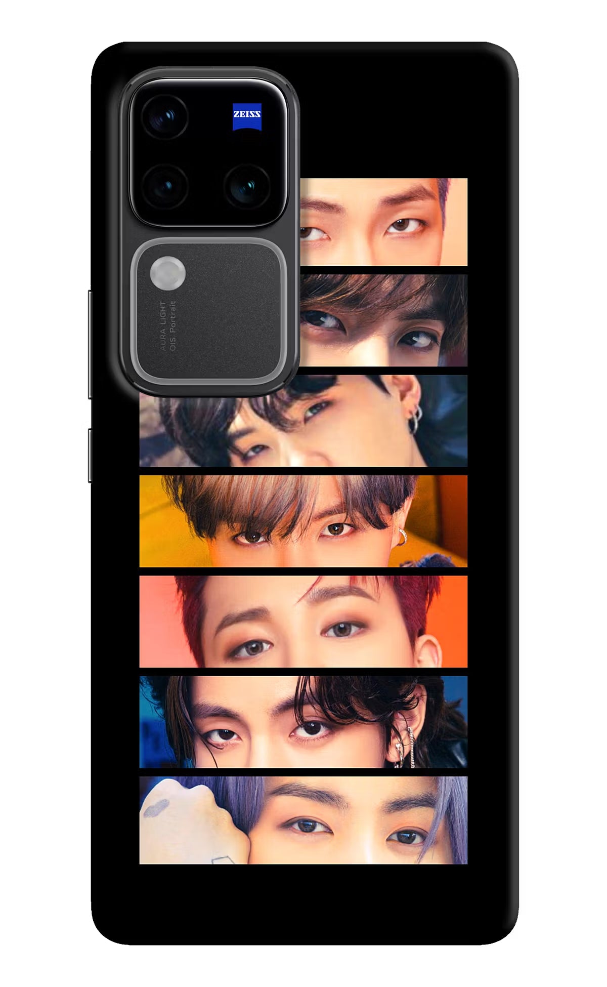 BTS Eyes Vivo V30 Pro 5G Hard Case Back Cover by Casekaro
