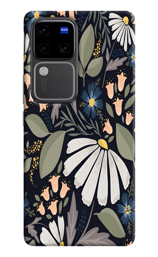 Flowers Art Vivo V30 Pro 5G Hard Case Back Cover by Casekaro