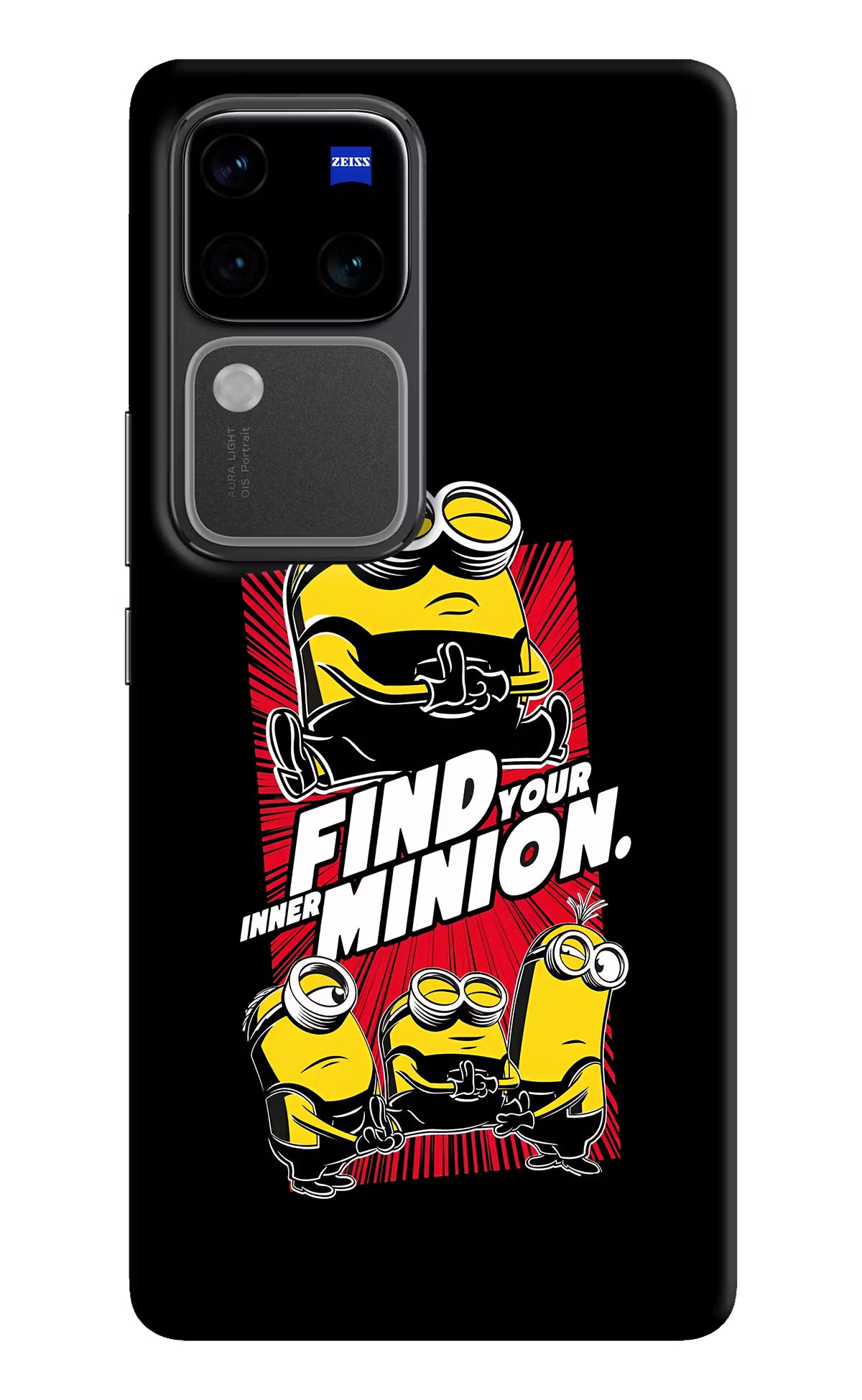 Find your inner Minion Vivo V30 Pro 5G Hard Case Back Cover by Casekaro