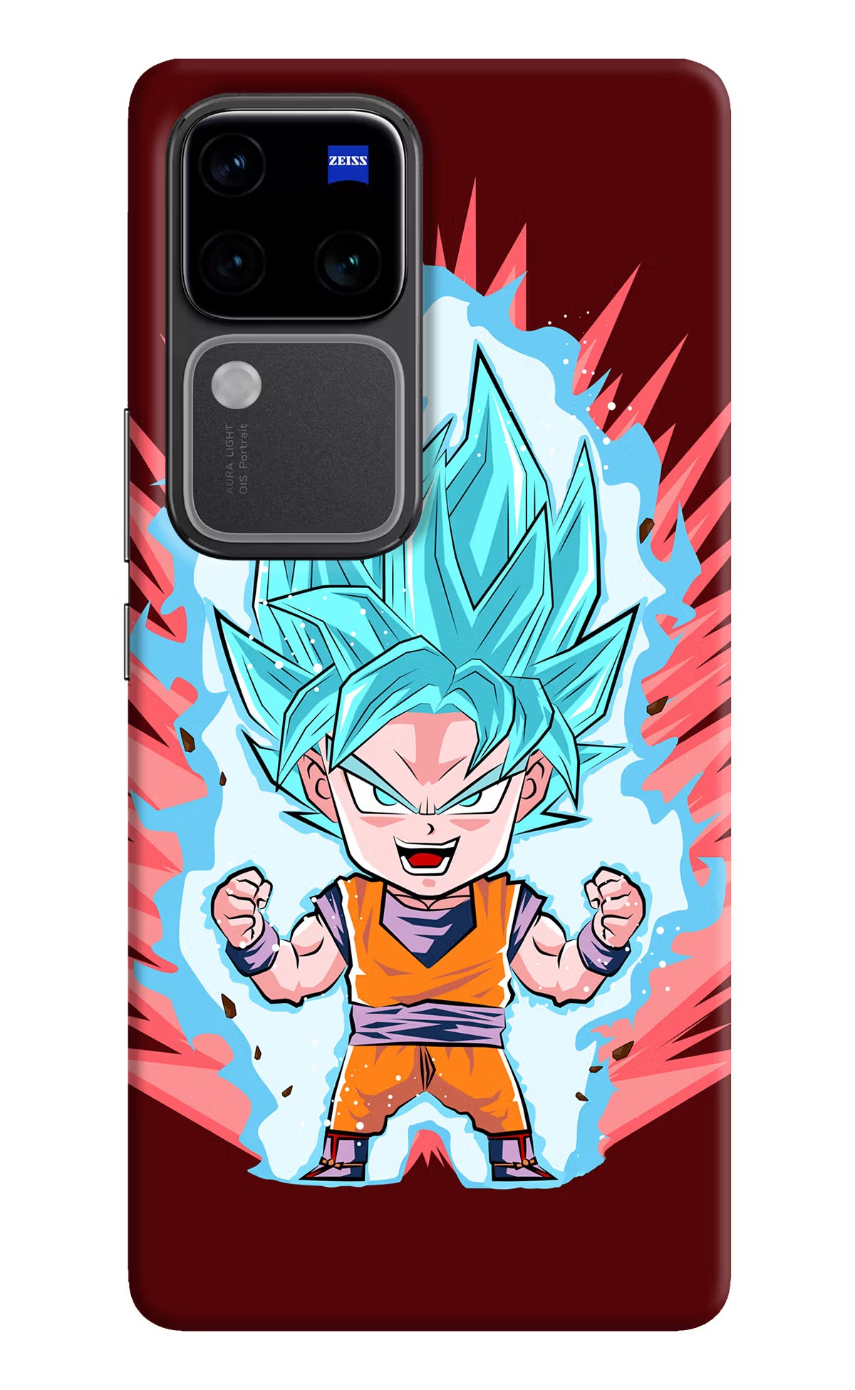Goku Little Vivo V30 Pro 5G Hard Case Back Cover by Casekaro