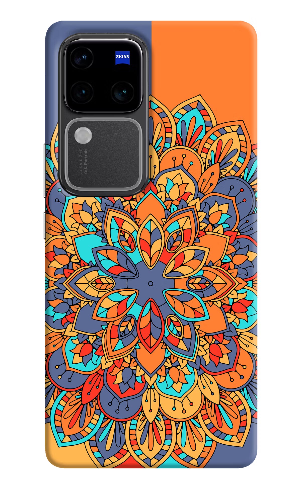 Color Mandala Vivo V30 Pro 5G Hard Case Back Cover by Casekaro