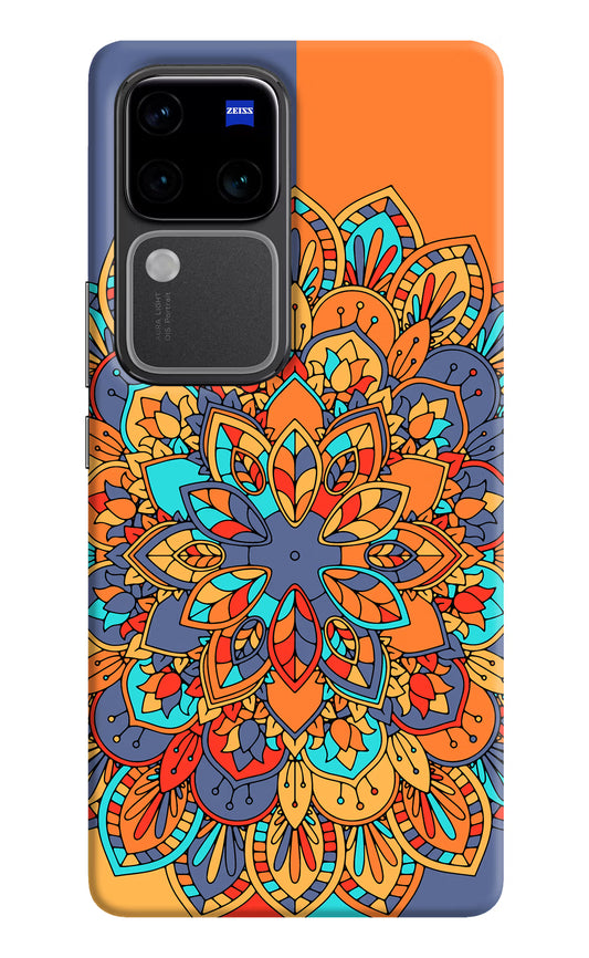 Color Mandala Vivo V30 Pro 5G Hard Case Back Cover by Casekaro