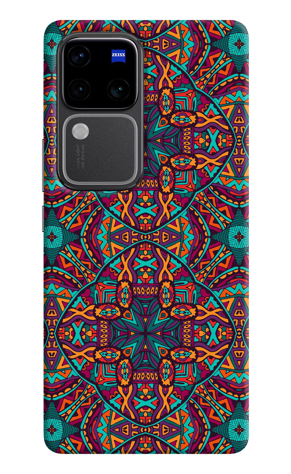 Colour Mandala Vivo V30 Pro 5G Hard Case Back Cover by Casekaro