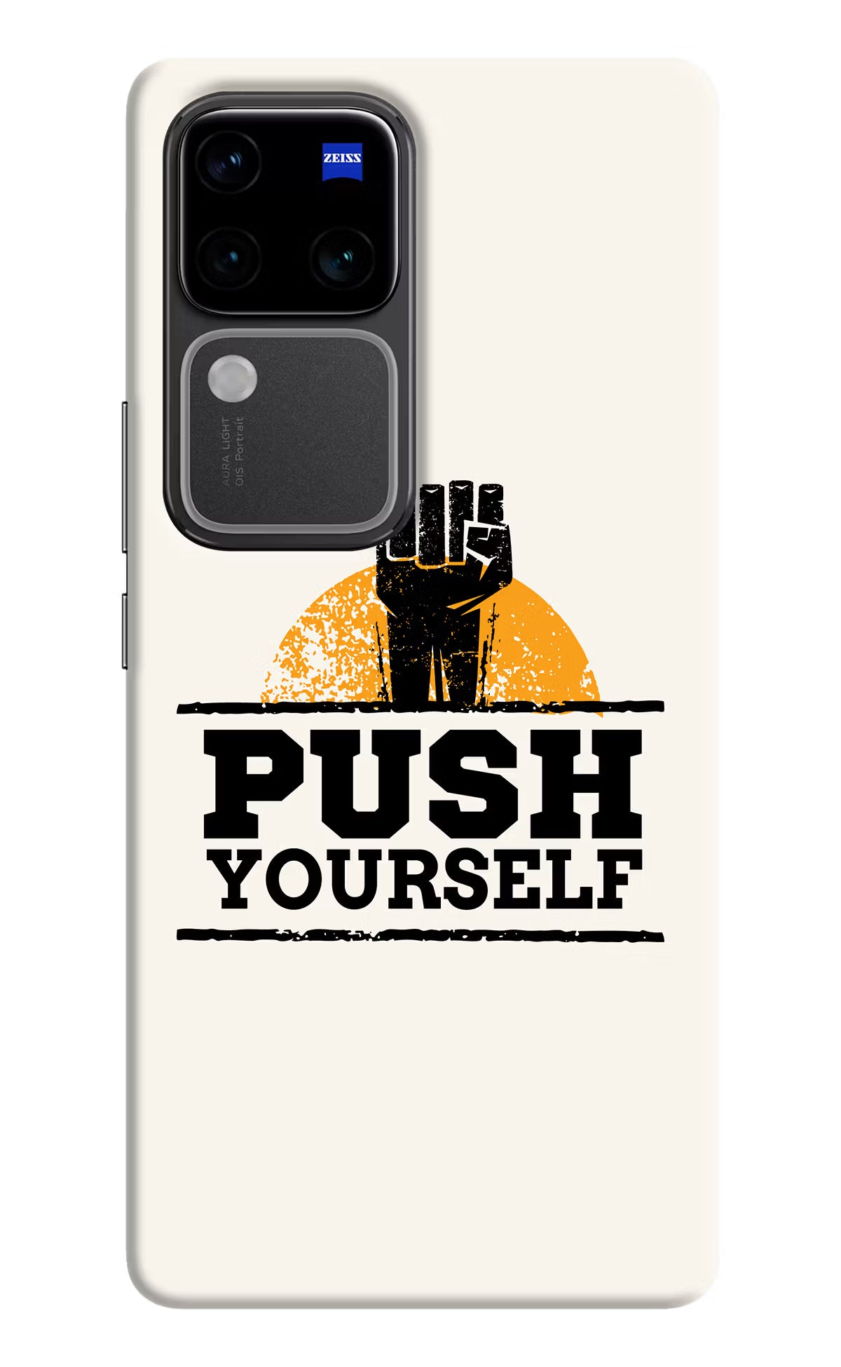 Push Yourself Vivo V30 Pro 5G Hard Case Back Cover by Casekaro