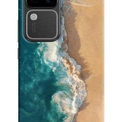 Ocean Beach Vivo V30 Pro 5G Hard Case Back Cover by Casekaro