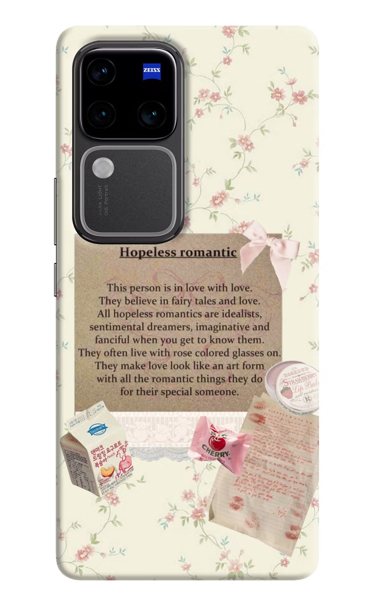 Hopeless Romantic Vivo V30 Pro 5G Hard Case Back Cover by Casekaro