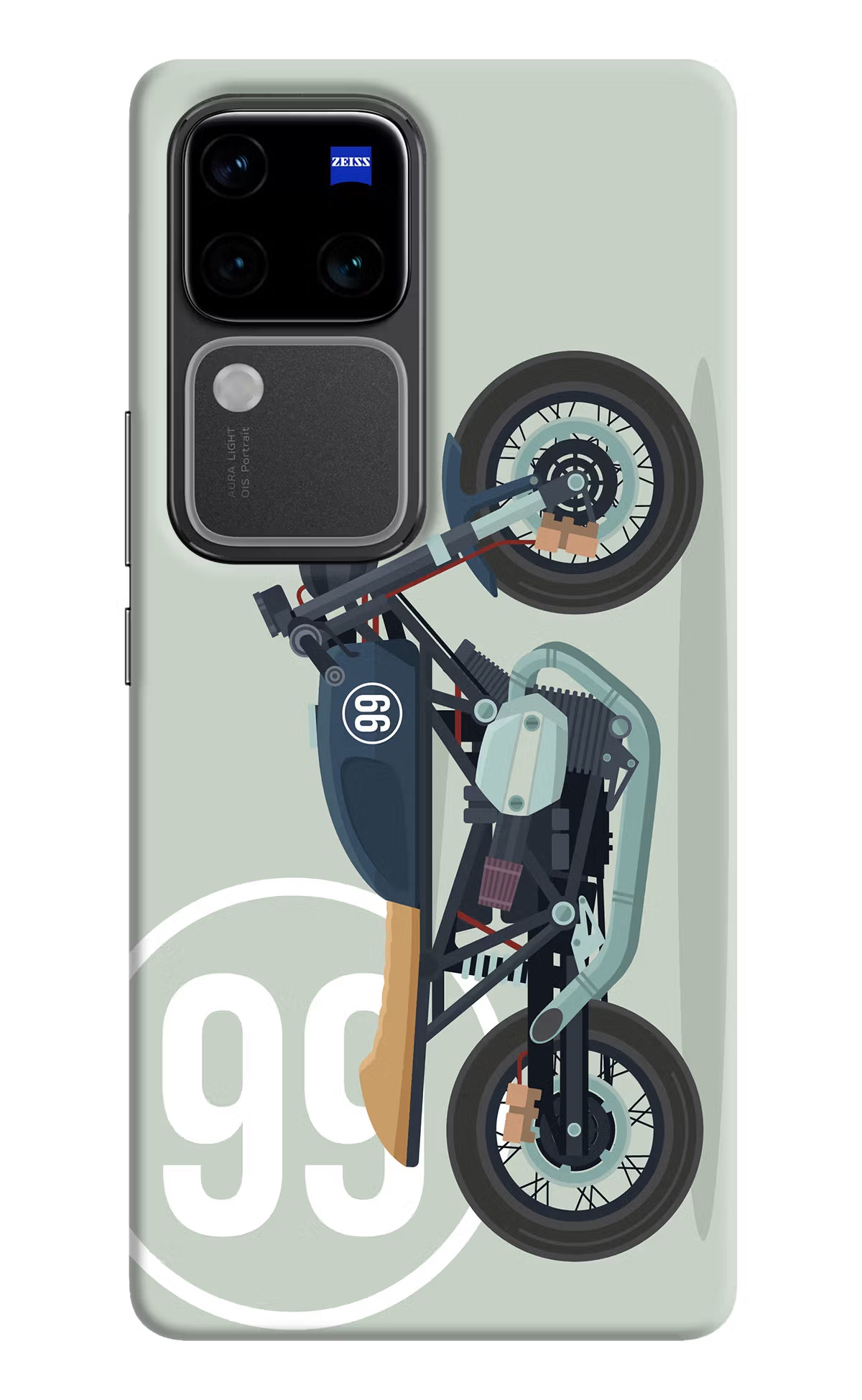 Classic Cafe Racer 99 Vivo V30 Pro 5G Hard Case Back Cover by Casekaro