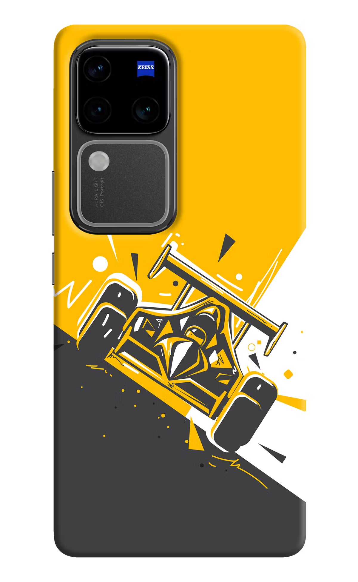 Track King Vivo V30 Pro 5G Hard Case Back Cover by Casekaro
