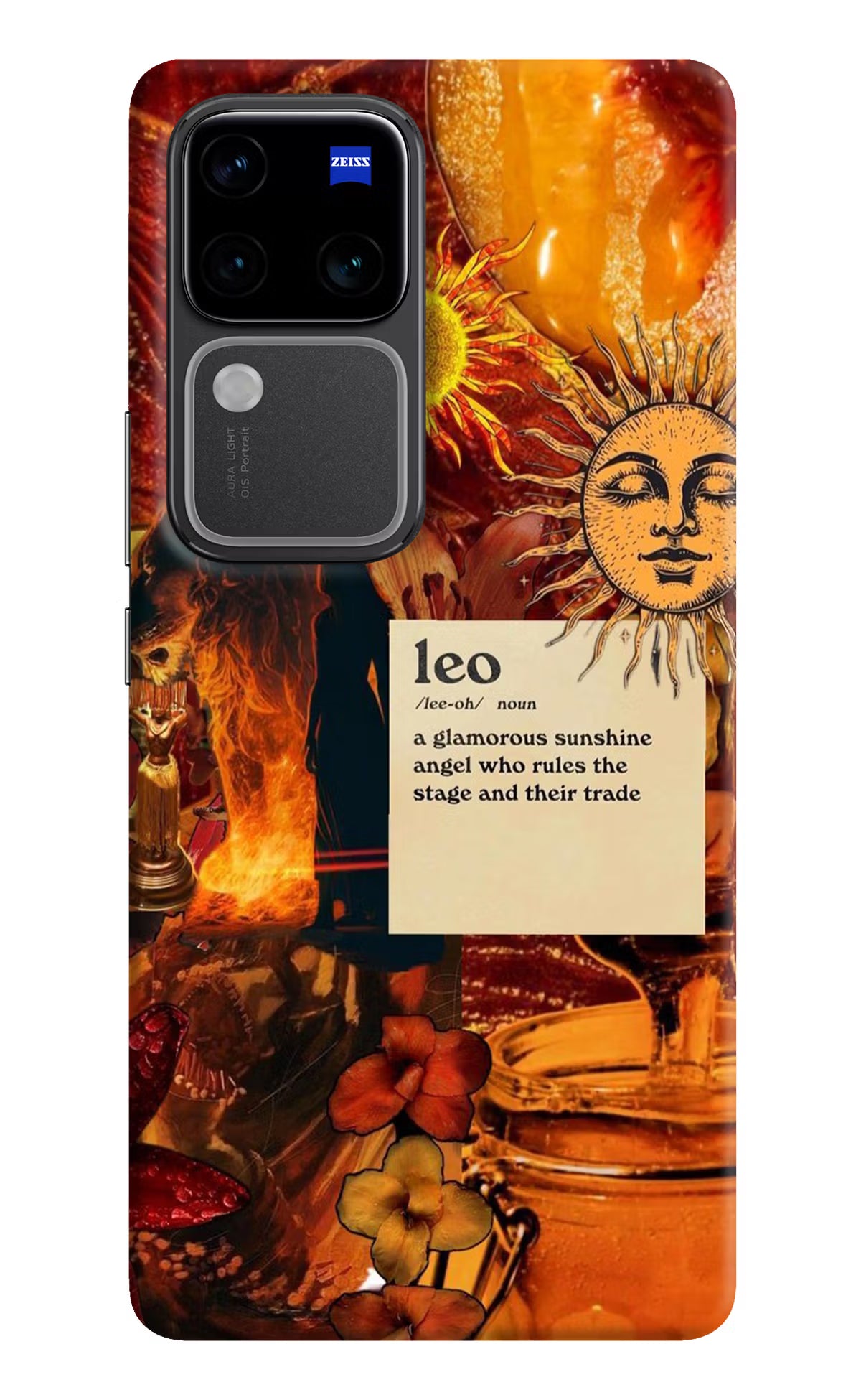 Leo Zodiac Vivo V30 Pro 5G Hard Case Back Cover by Casekaro