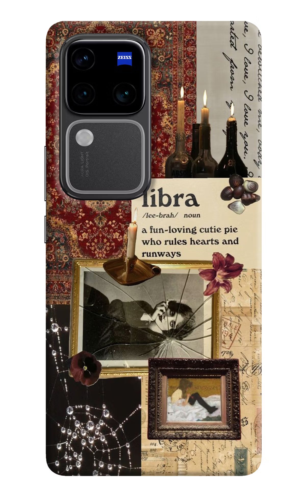 Libra Zodiac Vivo V30 Pro 5G Hard Case Back Cover by Casekaro