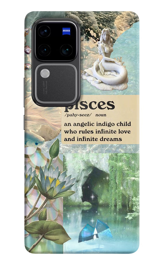 Pisces Zodiac Vivo V30 Pro 5G Hard Case Back Cover by Casekaro