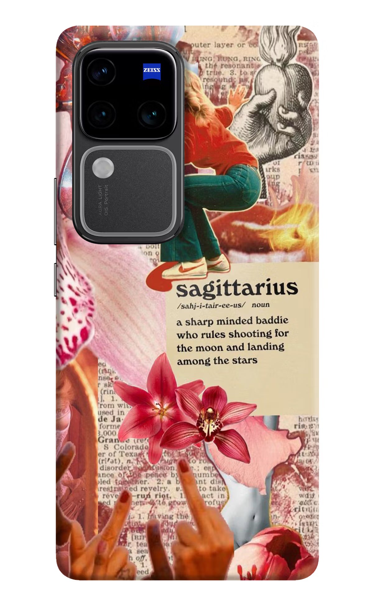 Sagittarius Zodiac Vivo V30 Pro 5G Hard Case Back Cover by Casekaro