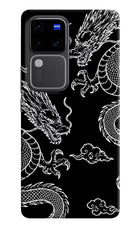 Twin Dragons Vivo V30 Pro 5G Hard Case Back Cover by Casekaro
